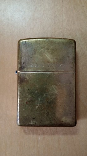 Solid brass zippo flip - ,
