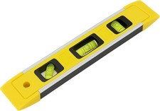 Magnetic Spirit Level 230mm 9 Inch DIY Builders Trade Small Torpedo Bubble Tool