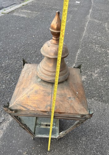 Large copper corner - large, victorian