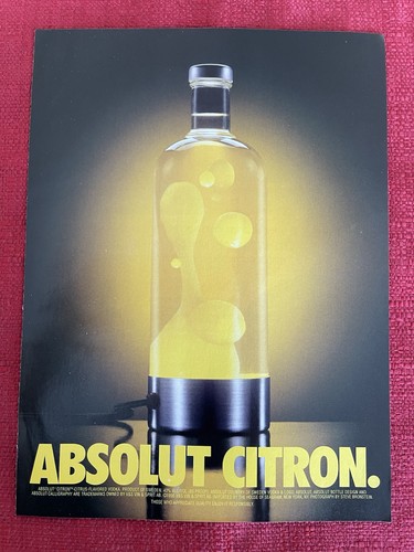 Absolut citron vodka 1999 - vodka,
