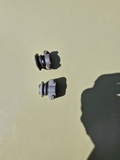 2 X Galvanised Conduit Cable Gland Clamps