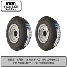 145R10 84/82N 10" Trailer