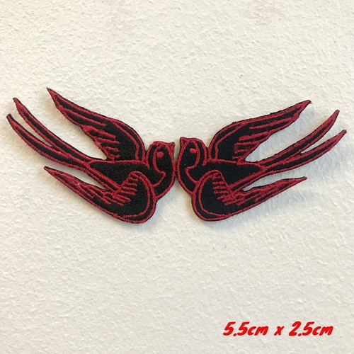 Flying swallow pair red iron - swallow,