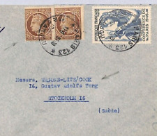 FRANCE Cover 1946 Sweden (FORMER WW2 UNDERCOVER ADDRESS) *WAGONS-LITS*/COOK ZN60