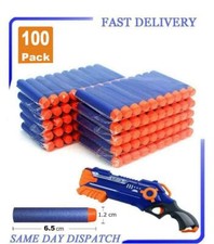 100pcs Foam Darts 7.2cm Refill Bullets for Nerf N-Strike Elite Toy Gun Blasters