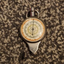 Vintage Map Measurer / Nautical Miles / Kilometers / Statute Miles & Compass