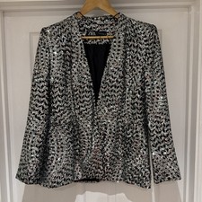ZARA BLACK SILVER SEQUIN
