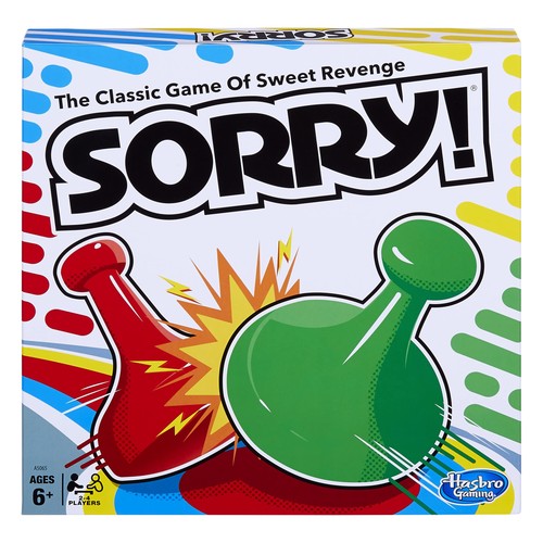 Sorry board game for kids - sorry!,