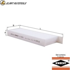 FILTER INTERIOR AIR LA 1256/1/S FOR PEUGEOT 208II2008II Opel Corsa/Hatchback  