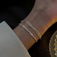 925 Sterling Silver Double