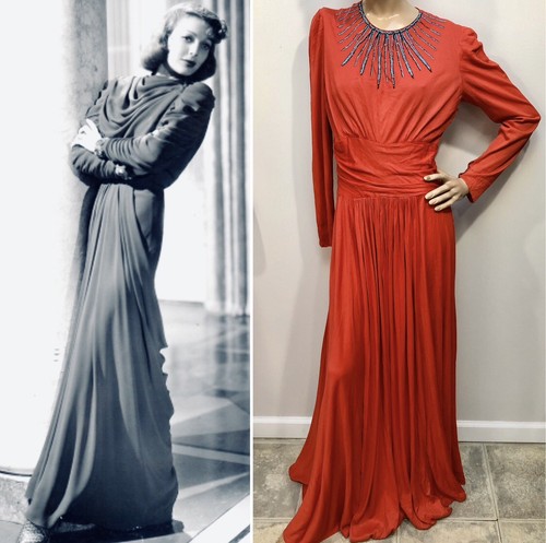 Vtg 1940s old - hollywood, glam