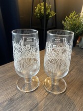 2x Carlsberg Pint Glass (WWF