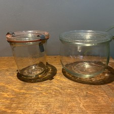 Weck Storage Jars X 2 Rundrand Glass
