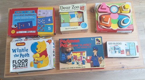 Wooden puzzles and - puzzles, picture