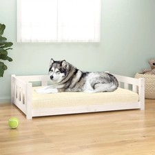 WALPLUS Dog Bed White