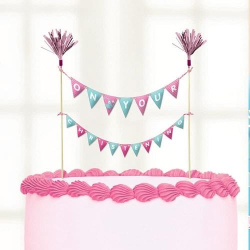 Christening day pink and blue - christening,
