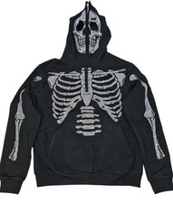 Guapi Skeleton Hoodie Mens M