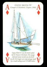 1 x playing card GYPSY MOTH IV