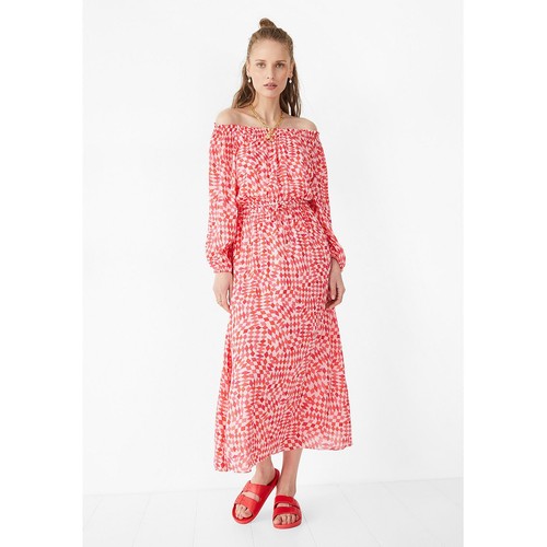 Hush line midi dress uk12 - uk12, in