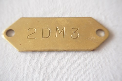 Bus brass plate sign - 3,