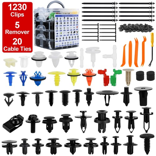 1375pcs bumper clips plastic - 1375pcs, clips-