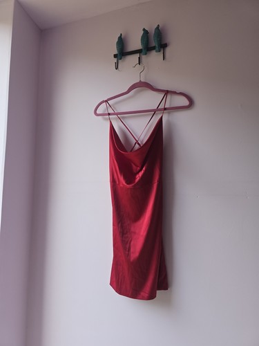Polly red dress new with - oh,