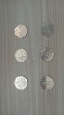 6 Rare 50p COINS WITH BENJAMIN,PADDINGTON,NEW KING CHARLES AND 2 OTHER RATE COIN