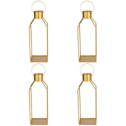 Compact iron candle holders - compact,