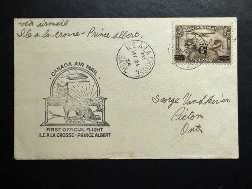 Canada 1934 1st flight - canada,