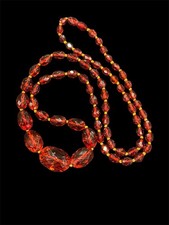 Vintage Faceted Prystal Cherry