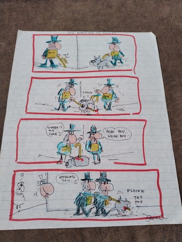 Original comic artwork duck - comic, by