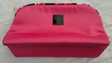 Ted Baker London Women's Pink Makeup Bag with Floral Design inside