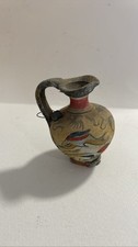 Minoan Ancient Greek Pottery Jug Vase Replica Hand Painted Cretan Dolphin