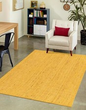 Rug Yellow Dye Jute Rectangle