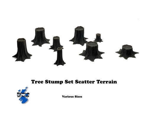 Tree stumps 28mm - tree,