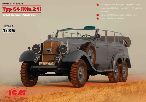 Icm 35538 mercedes benz - 1:35, mercedes-benz
