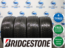 X4 PW 225/40R18 225 40 18 BRIDGESTONE BLIZZAK 92V XL M+S AO TYRES *6.6MM (605OC)