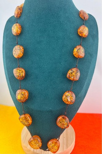 Vintage baltic amber necklace - vintage,