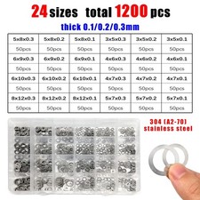 250/1200pcs M3-M20 304