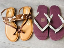 2 Pairs Shoes Bundle Sandals
