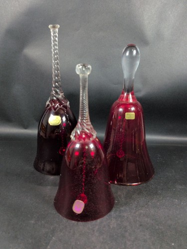 Vintage crystal cranberry - 3x,