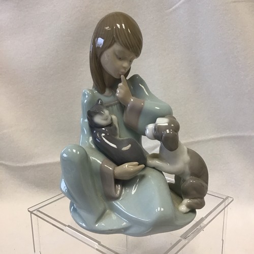 Lladro porcelain cat - lladro,