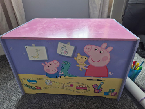 Peppa pig wooden - toy, box