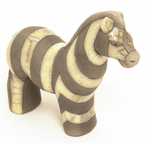 Handmade ceramic raku african - raku,