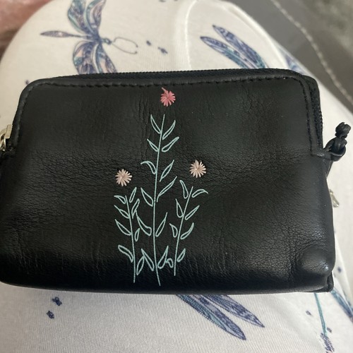 Radley black leather popper - radley,