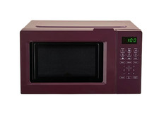 George Home GHMON1171BD4W Compact Digital Microwave Oven 17L 700W Burgundy