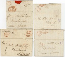 4 LETTERS 1817 BLYTH in