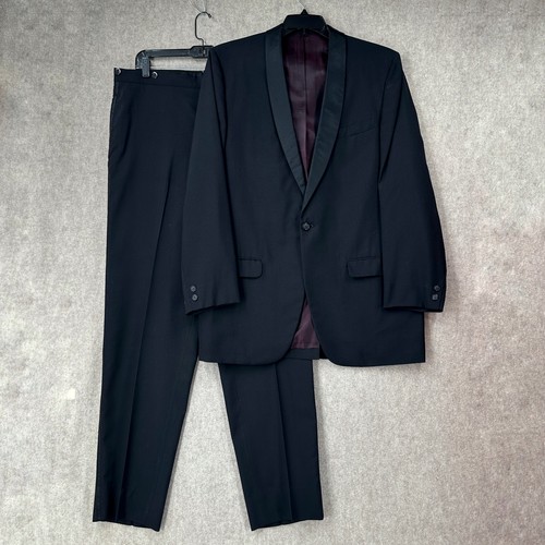 Vtg palm beach tuxedo suit - vtg,