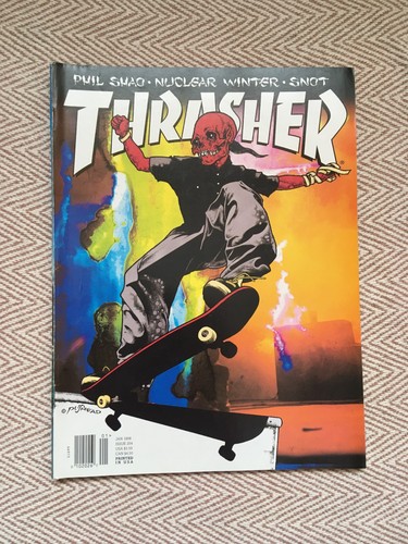 Thrasher skateboard magazine - skateboard,