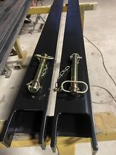 FORKLIFT/TELEHANDLER FORK EXTENSIONS 2000mm  x 100mm Shipping Container Moving